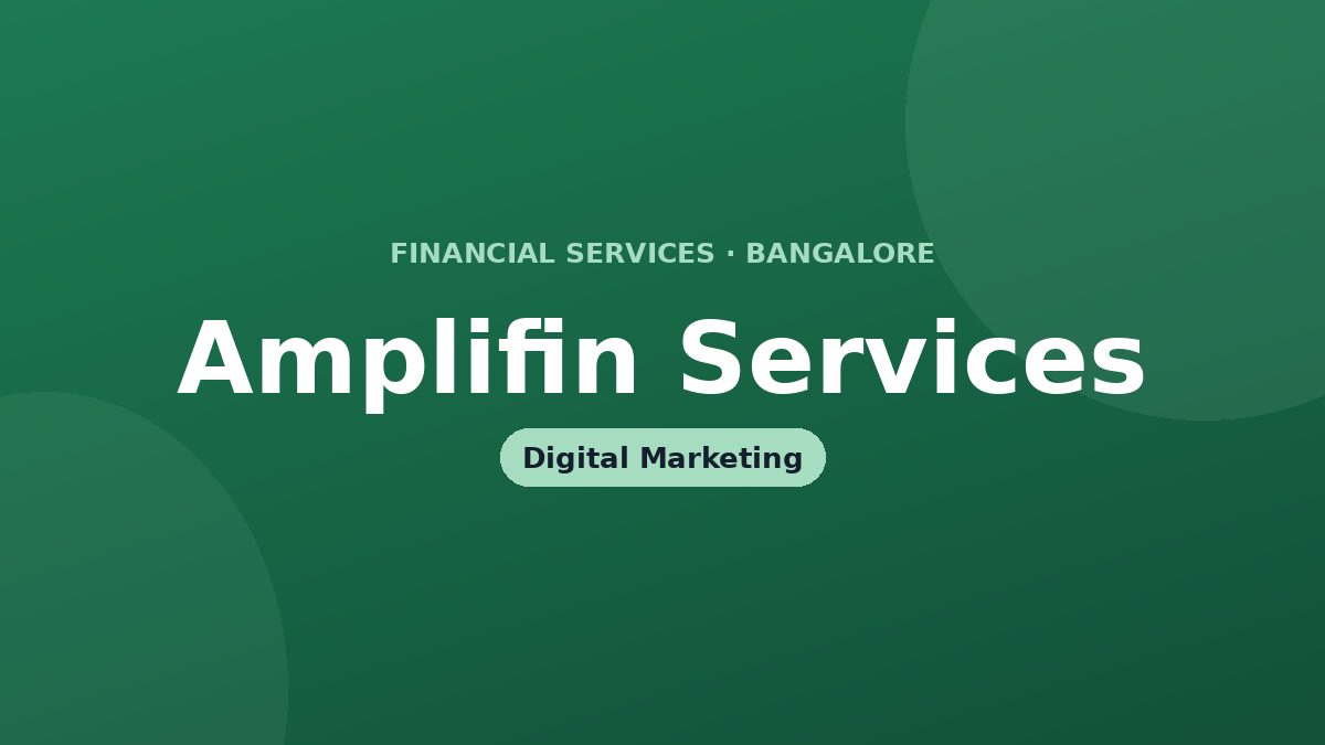 Amplifin Services — digital marketing project by ByteHarvest